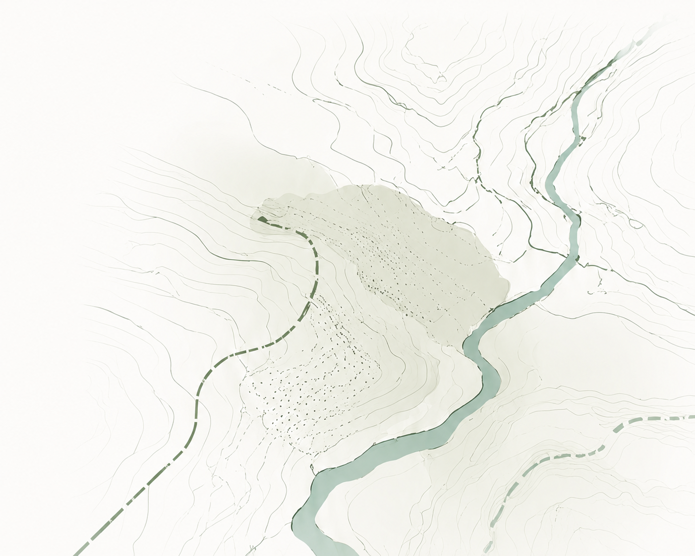 Topograficzna mapa hydrologiczna